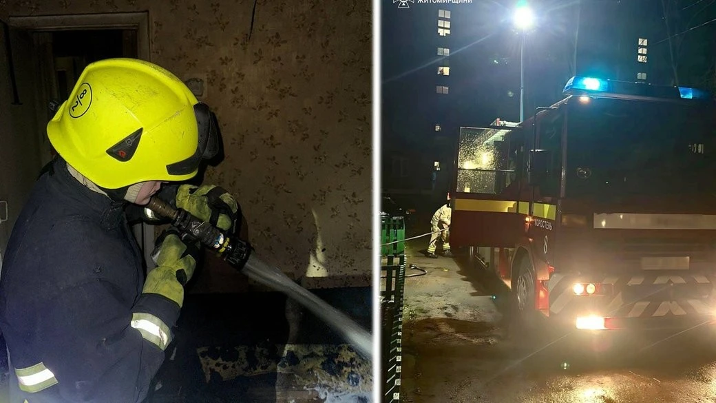 Нічна пожежа в Коростені забрала життя чоловіка