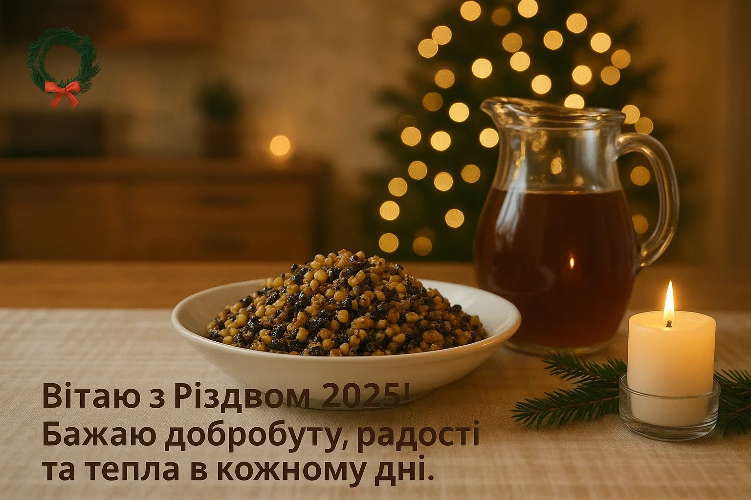 Привітання з різдвом 2025