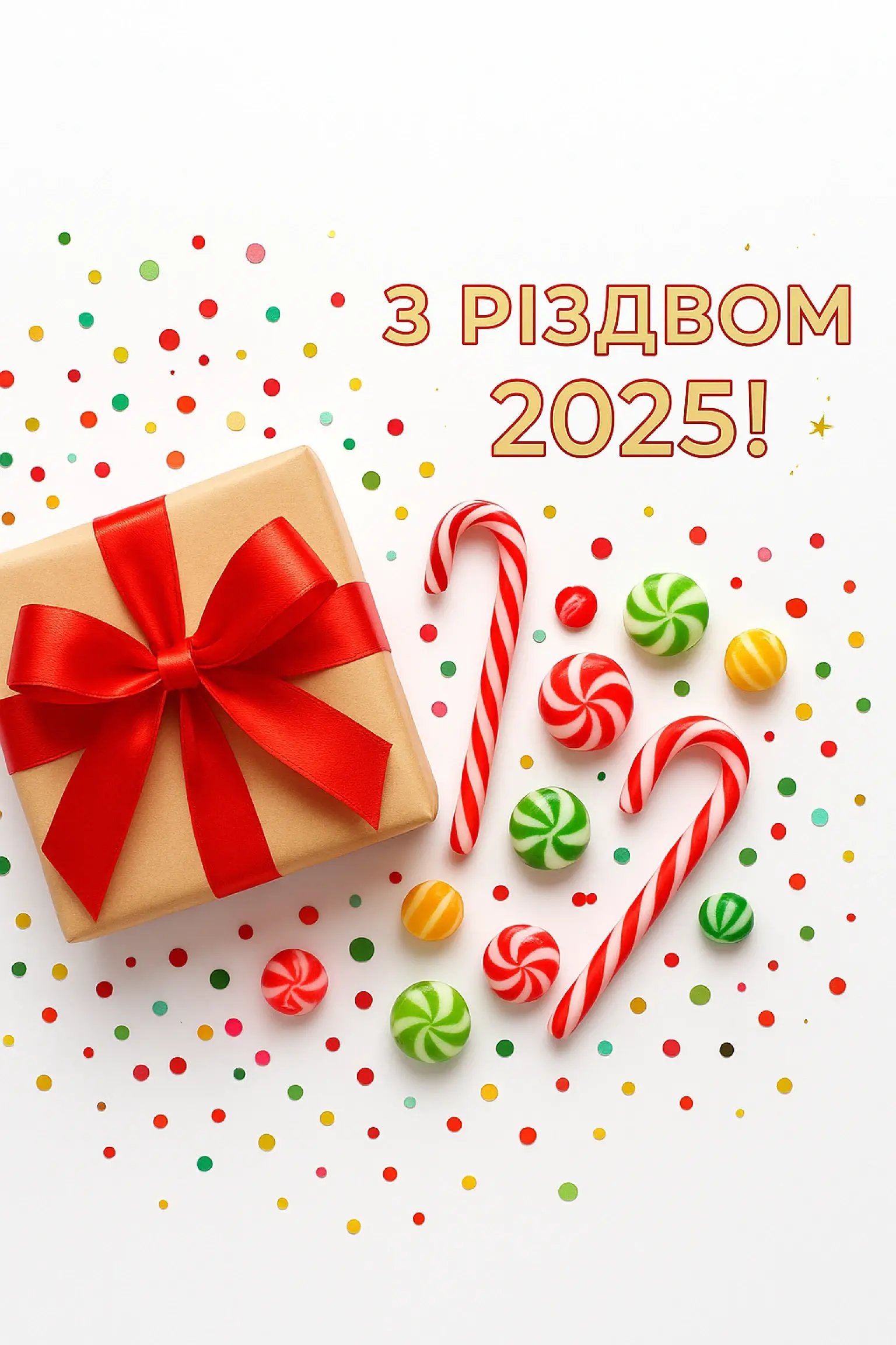 Привітання з різдвом 2025