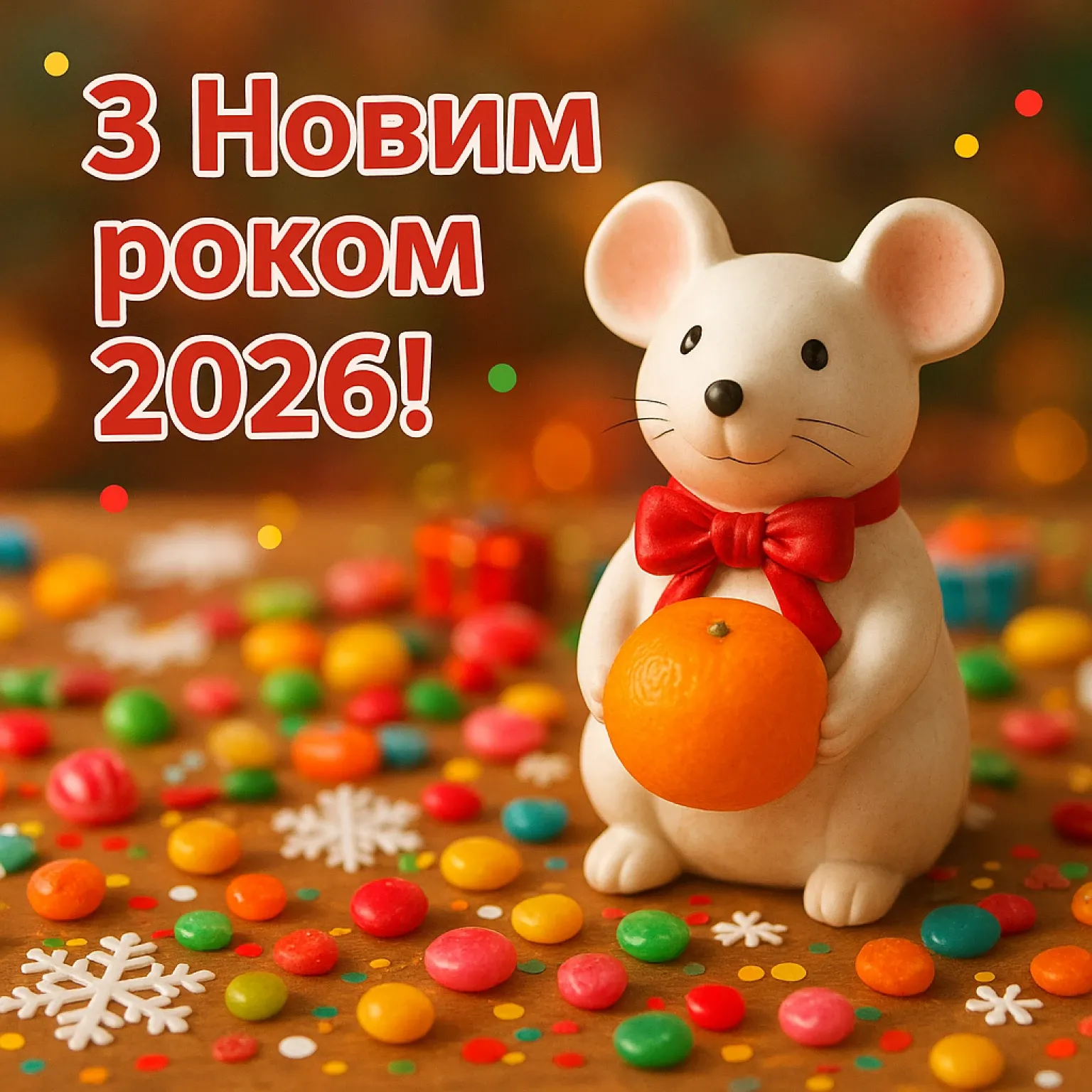 Привітання з прийдешнім новим роком 2026