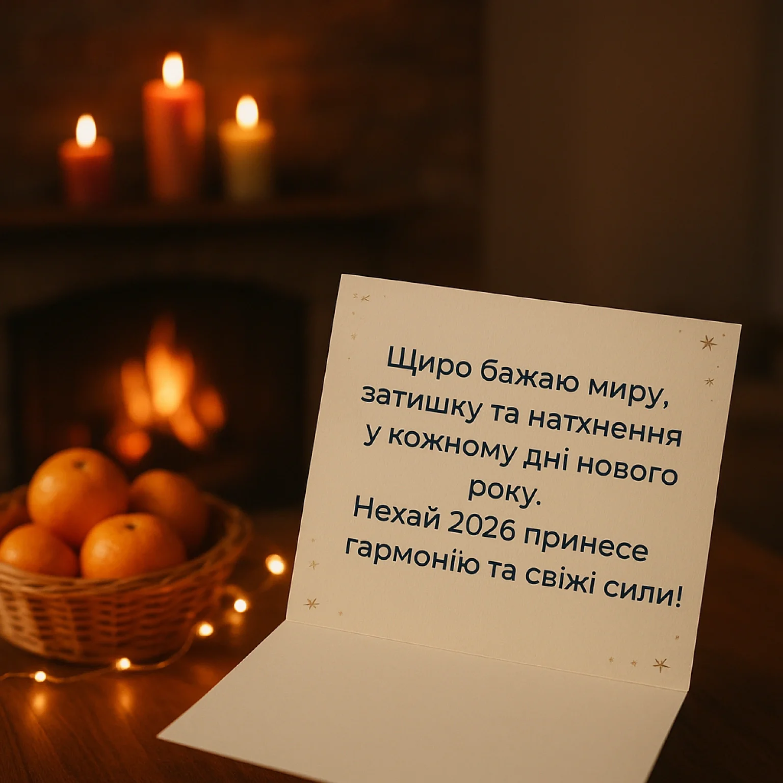 Привітання з прийдешнім новим роком 2026