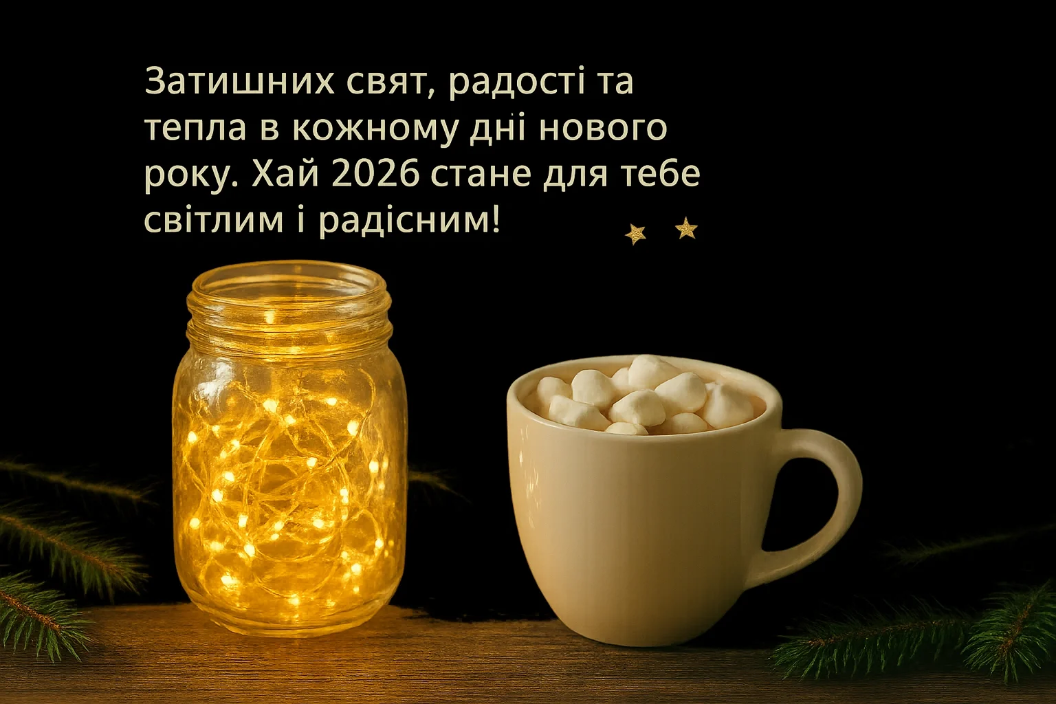 Привітання з прийдешнім новим роком 2026
