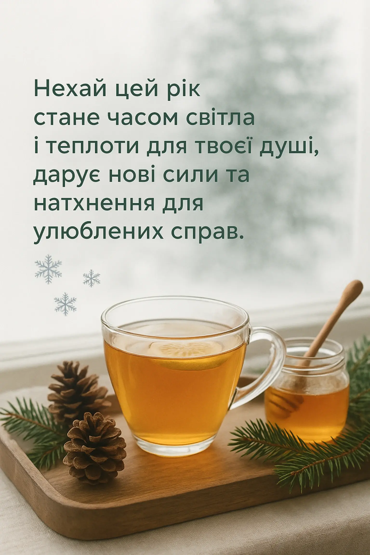 Привітання з прийдешнім новим роком 2026