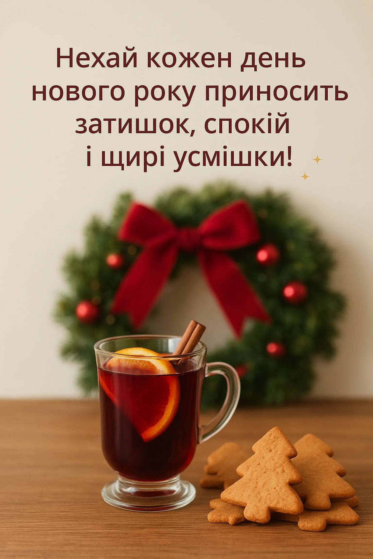 Привітання з прийдешнім новим роком 2026