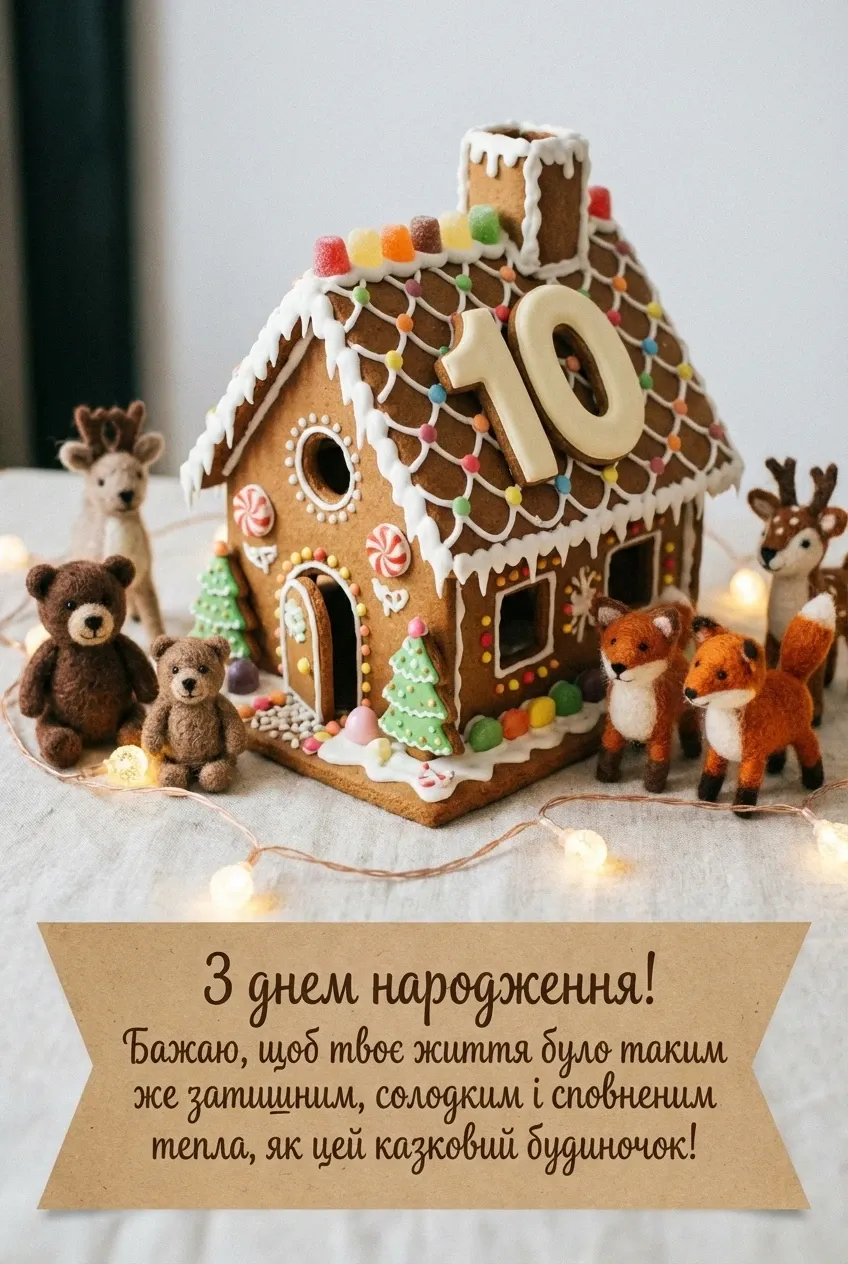 з днем народження дівчинці 10 років