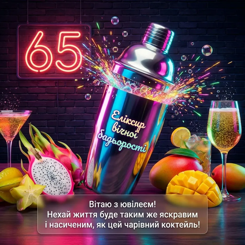 прикольні привітання з ювілеєм 65 років жінці