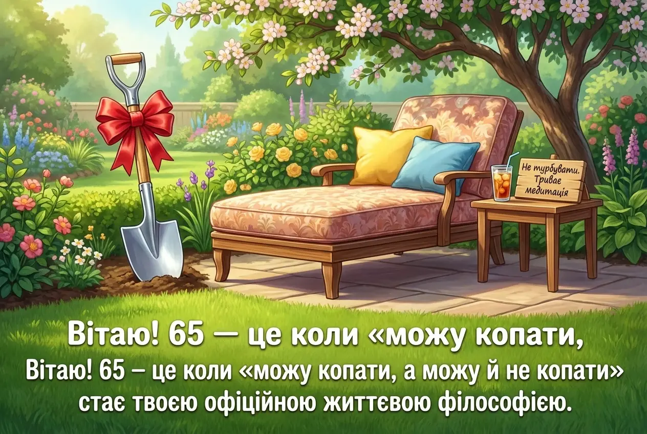 прикольні привітання з ювілеєм 65 років жінці