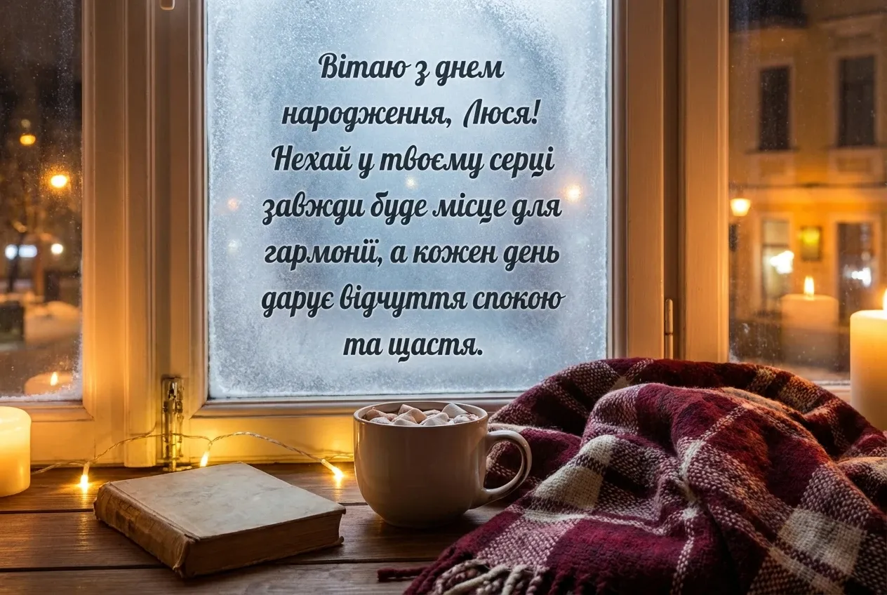 з днем народження Люся