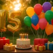 Привітання з днем народження на 15 років
