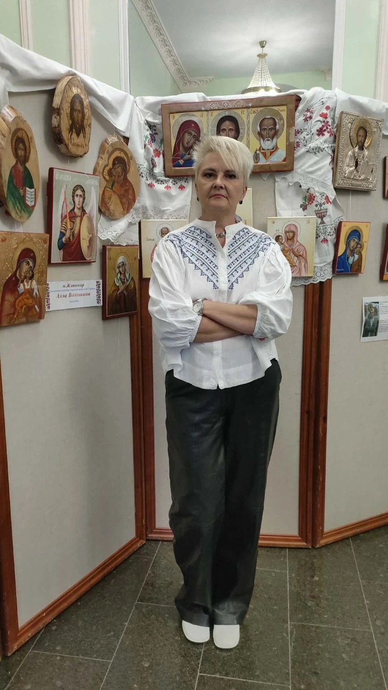 Близько восьмисот ікон за два десятиліття: шлях житомирської мисткині Алли Волошиної