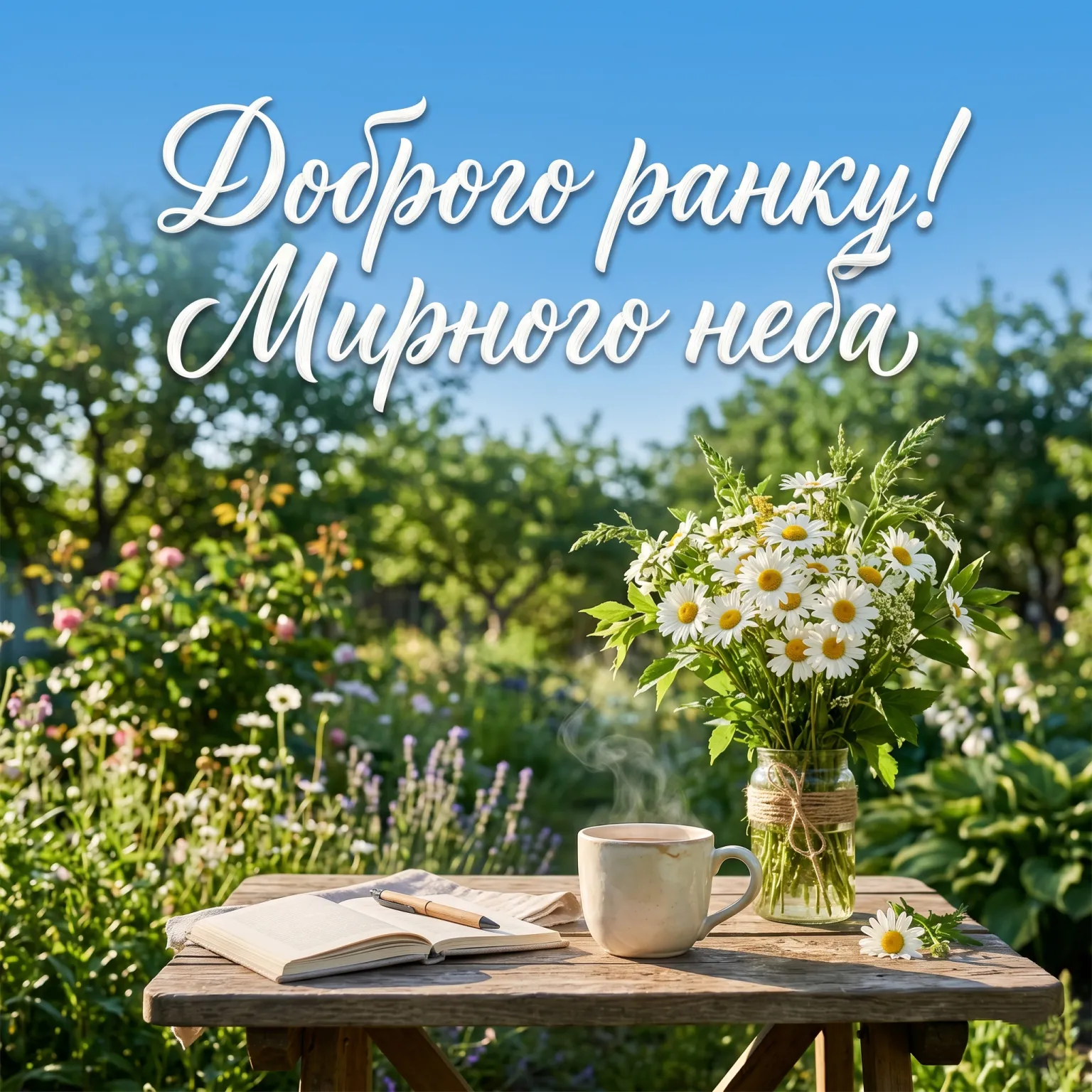 Картинки гарного дня, доброго ранку та побажання мирного неба: душевна добірка для найрідніших