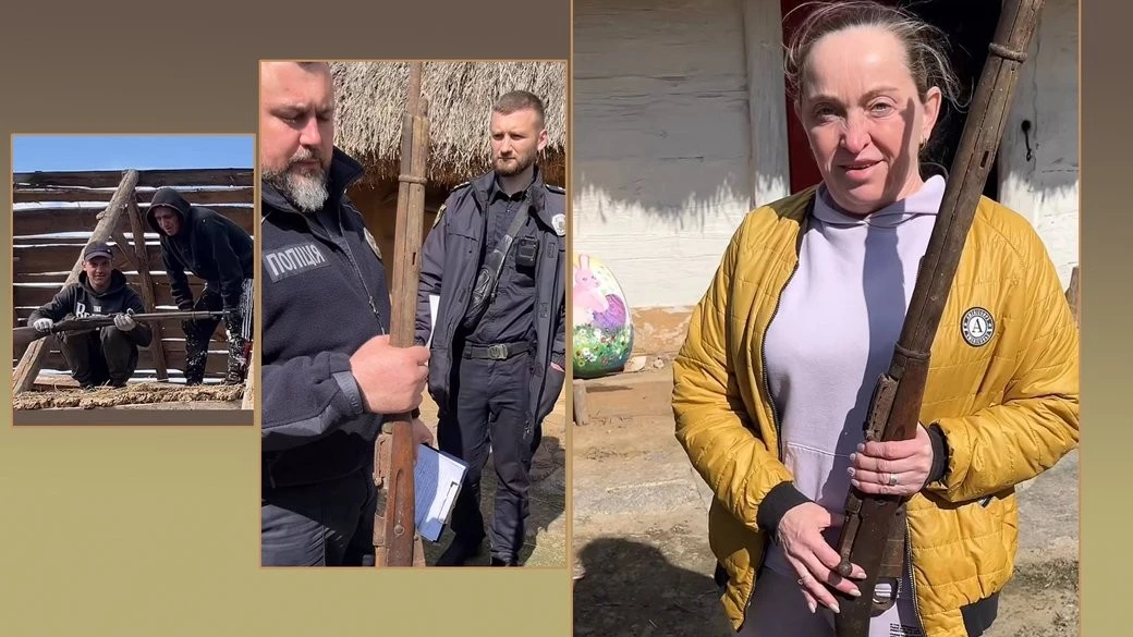 Відлуння минулого під стріхою: у садибі на Житомирщині знайшли раритетну зброю