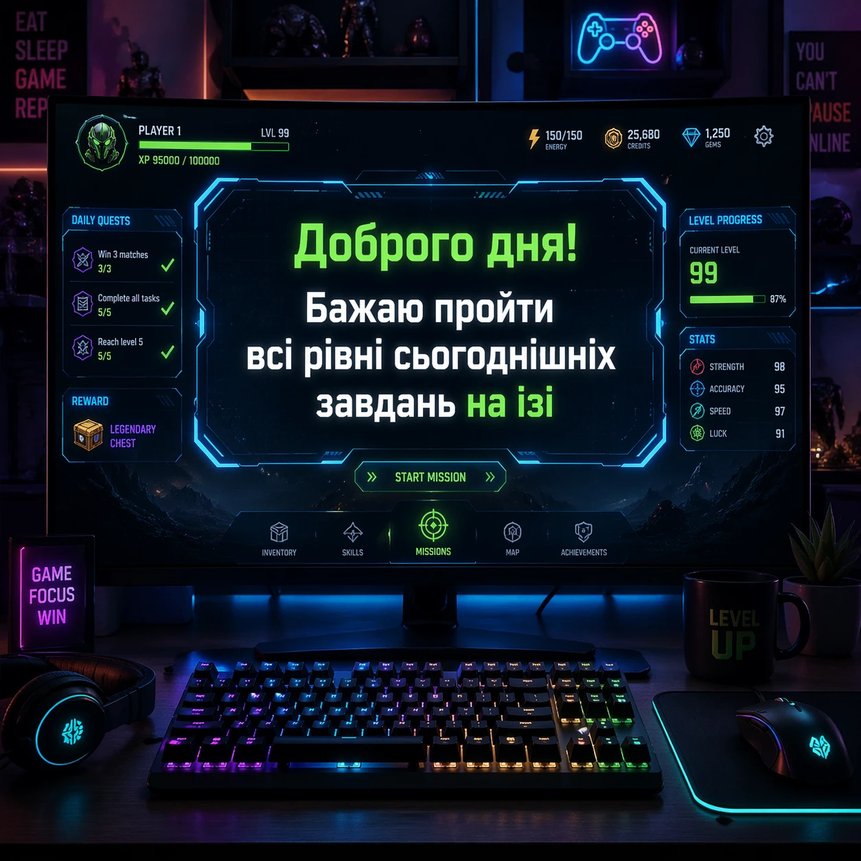 Доброго дня: картинки для чоловіків зі стилем та гарним настроєм