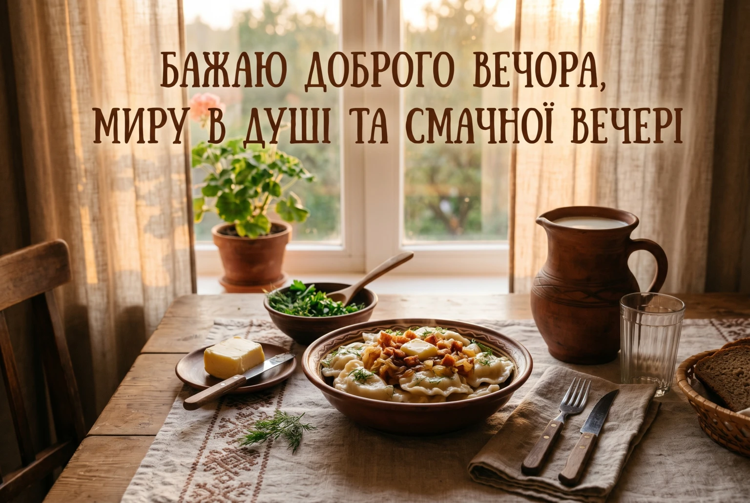 Доброго вечора: затишні картинки та щирі побажання для душевного відпочинку