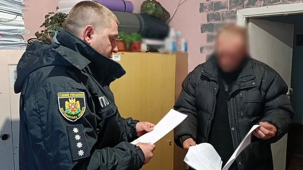 Нічний підпал поліції в Любарі: підозрюваний пояснив вчинок алкоголем та помстою за сина