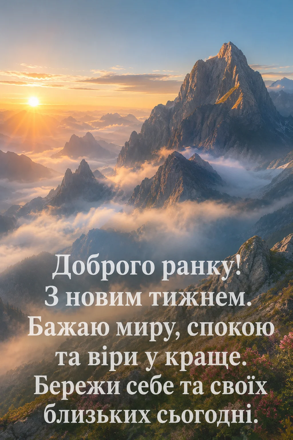 З новим тижнем, доброго ранку: душевні картинки та найкращі побажання для гарного настрою