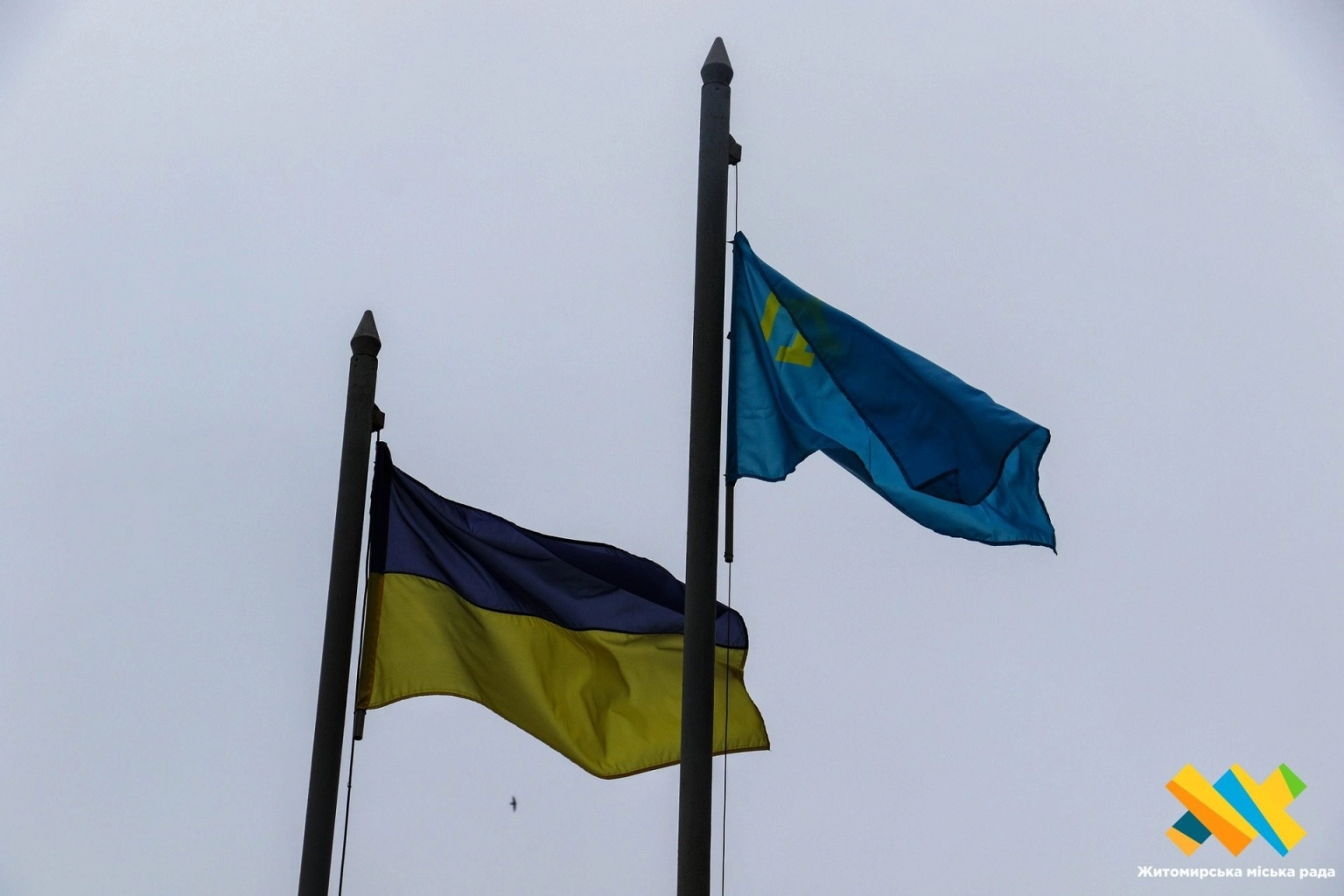 Прапор солідарності в Житомирі: місто згадало трагедію геноциду кримських татар