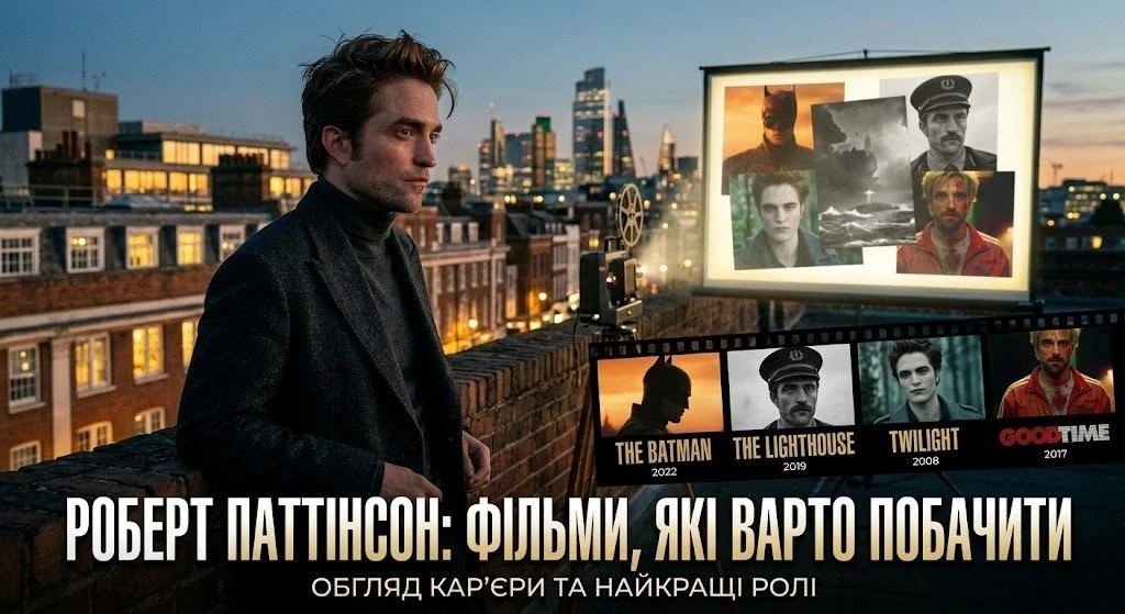 Фільми Роберта Паттінсона: повний список з описами