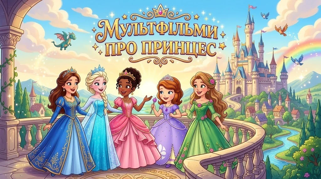 Добірка мультфільмів про принцес на будь-який вік
