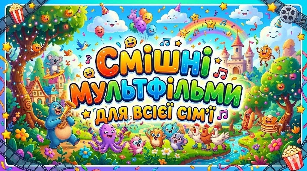 ТОП 10 смішних мультфільмів для всієї сім’ї