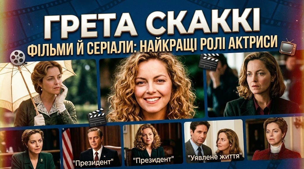 Фільмографія Грети Скаккі: фільми й серіали за всю кар’єру