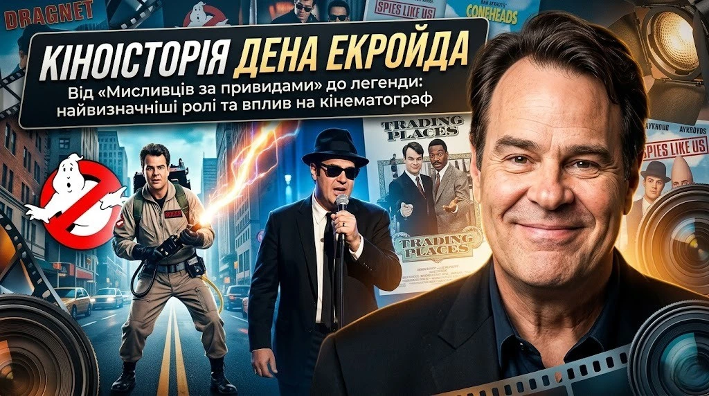 Фільми Дена Екройда: від комедії до драми