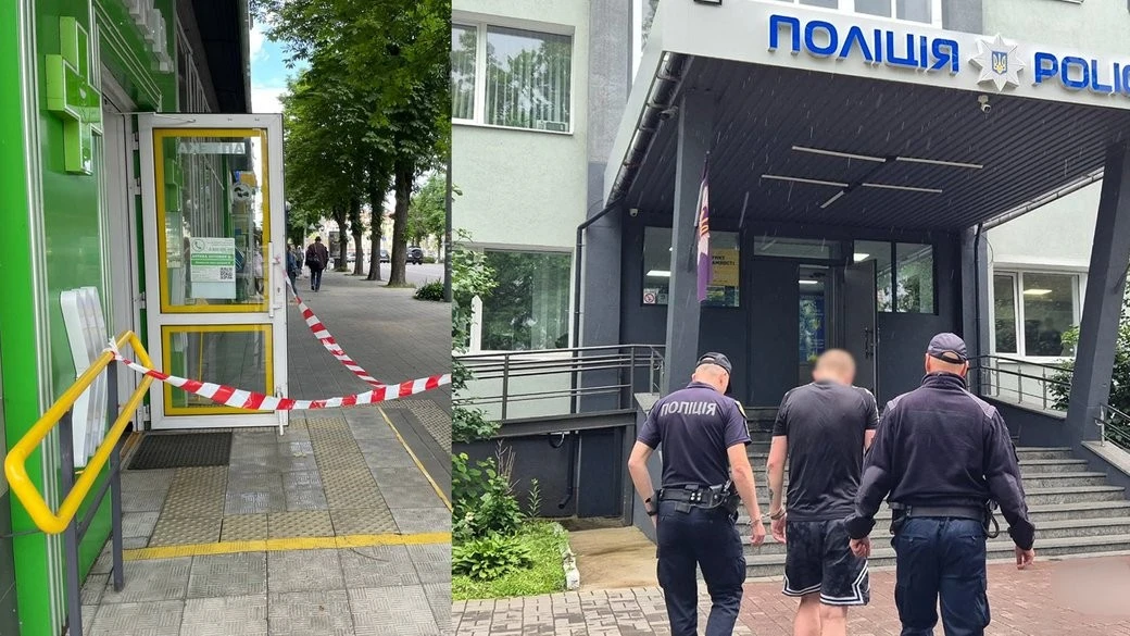 Різанина в житомирській аптеці: затримано озброєного крадія-рецидивіста