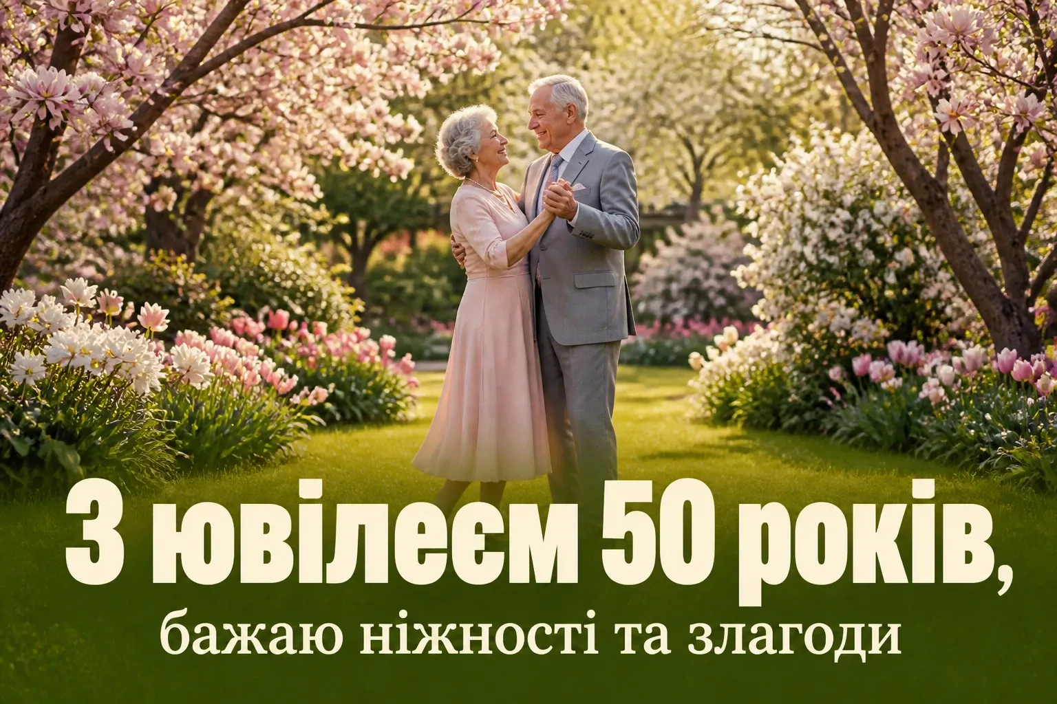 привітання з ювілеєм 50 років