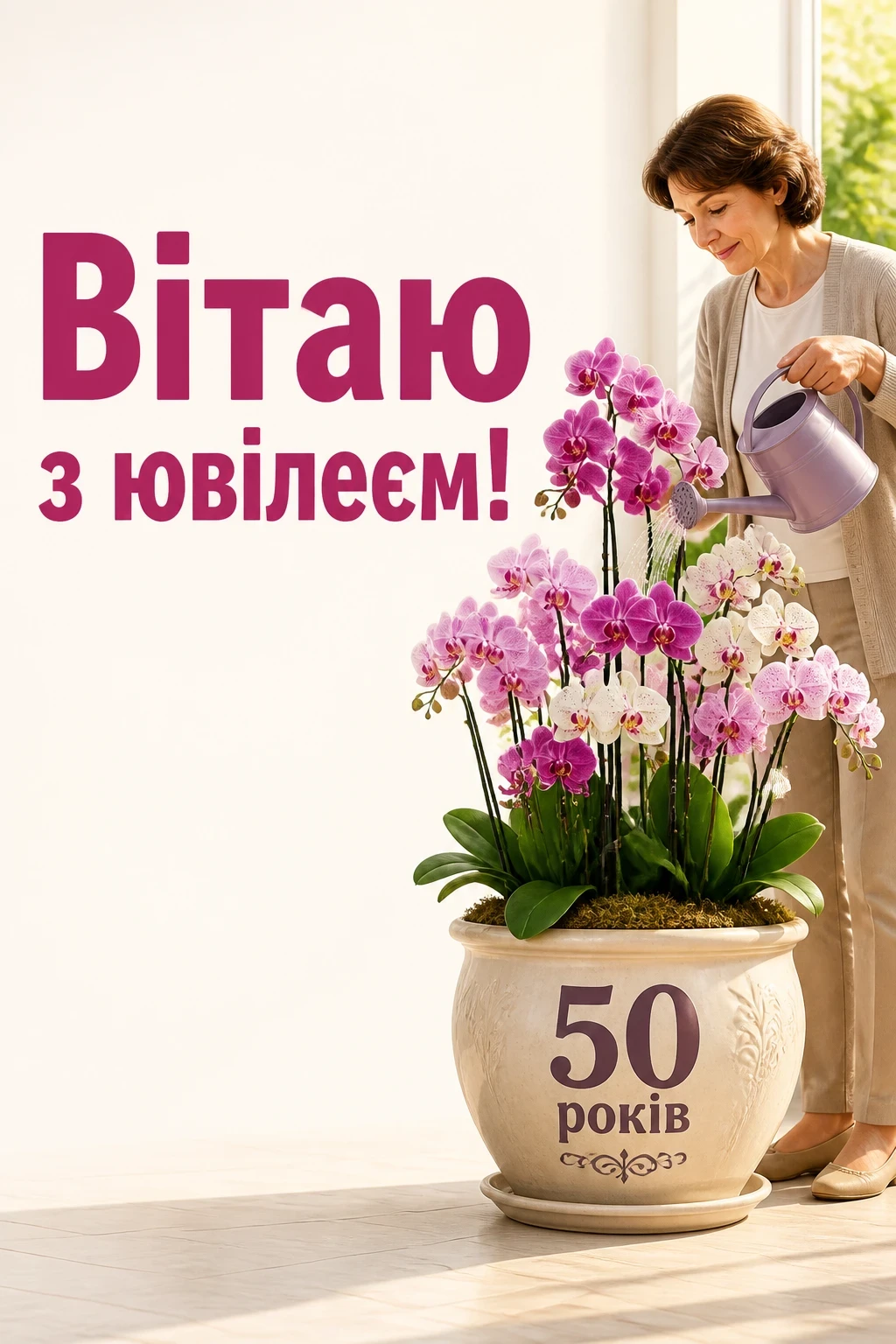 привітання з ювілеєм 50 років