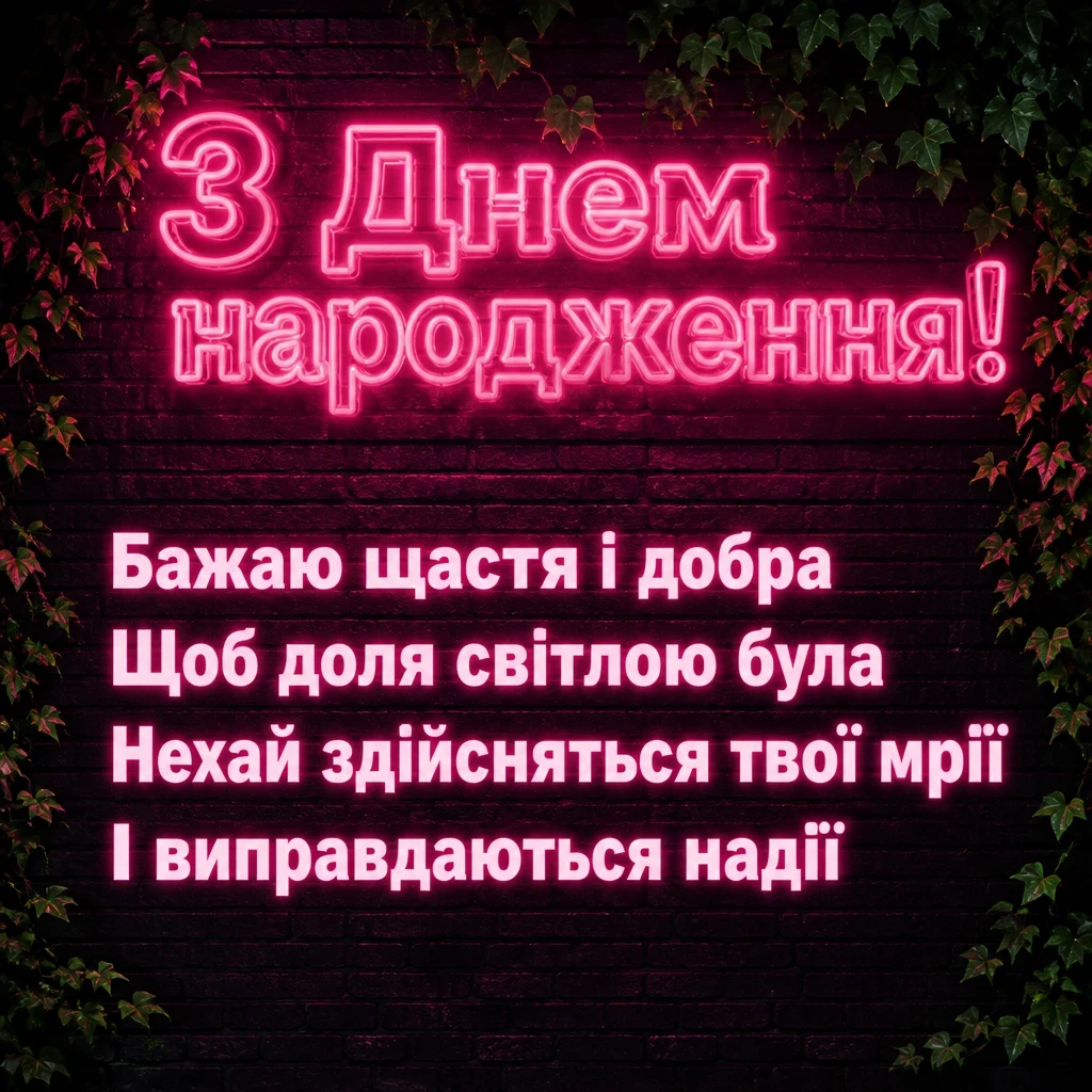 привітання подрузі з днем народження своїми словами