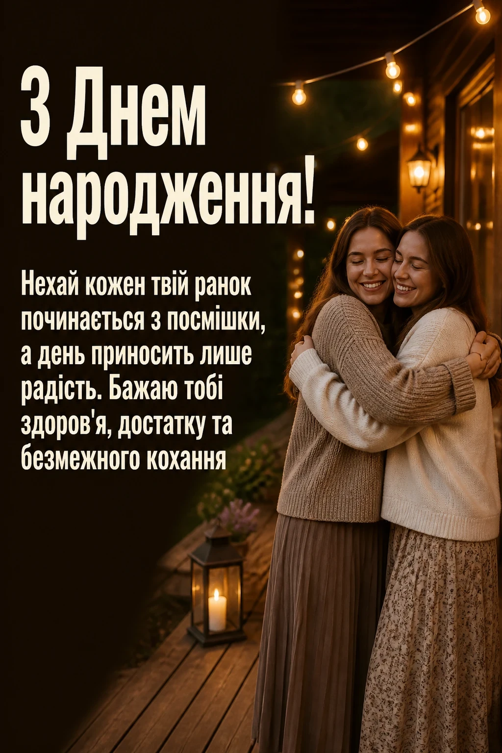 привітання подрузі з днем народження своїми словами