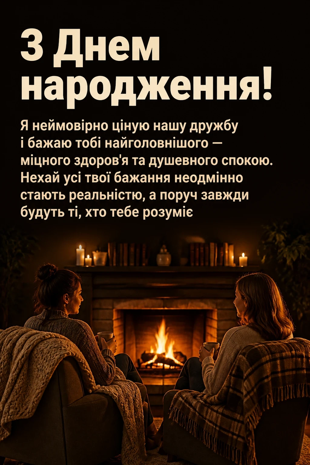 привітання подрузі з днем народження своїми словами