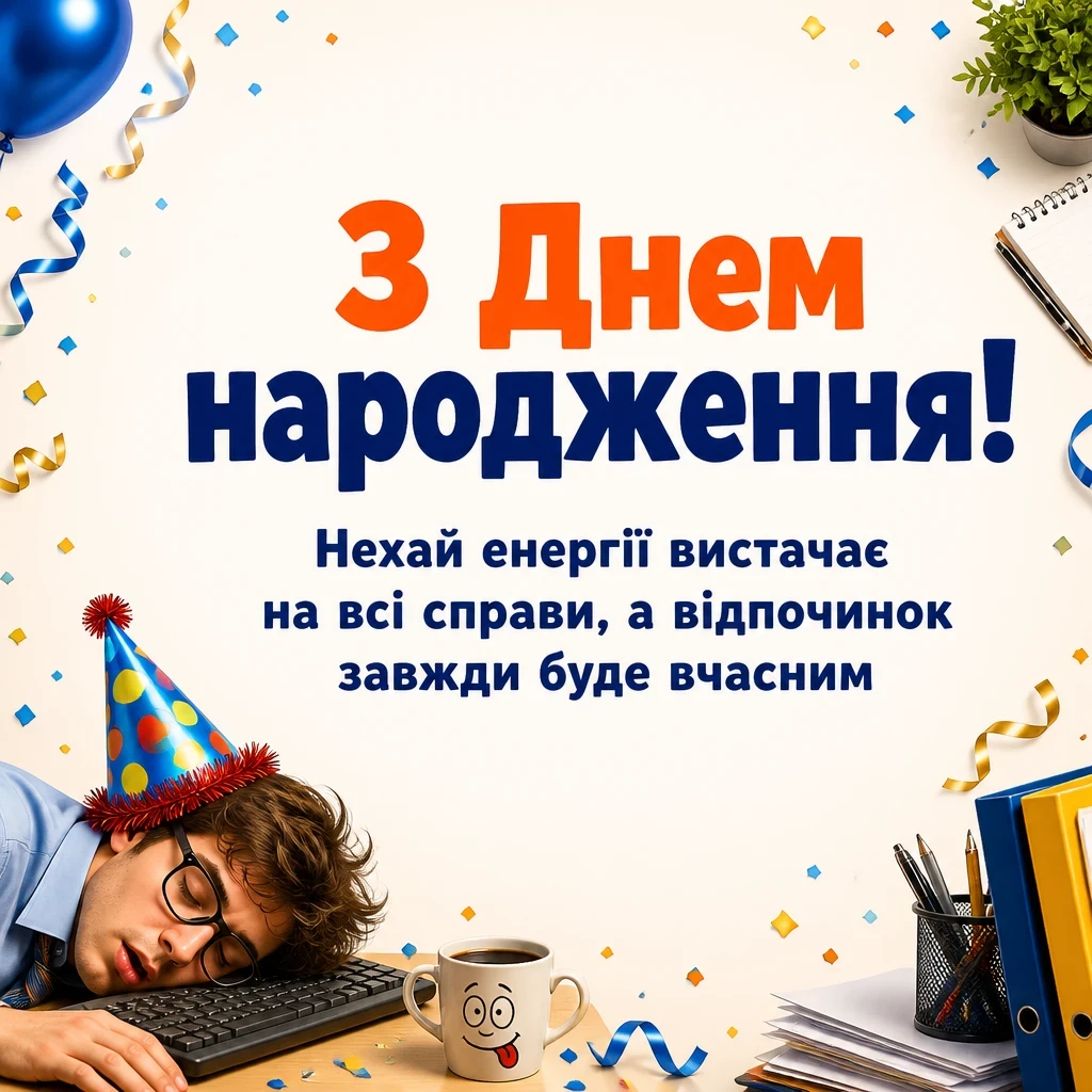 привітання хлопця з днем народження
