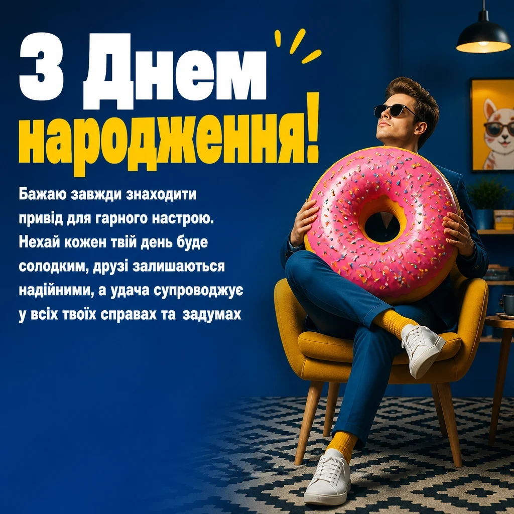 привітання хлопця з днем народження
