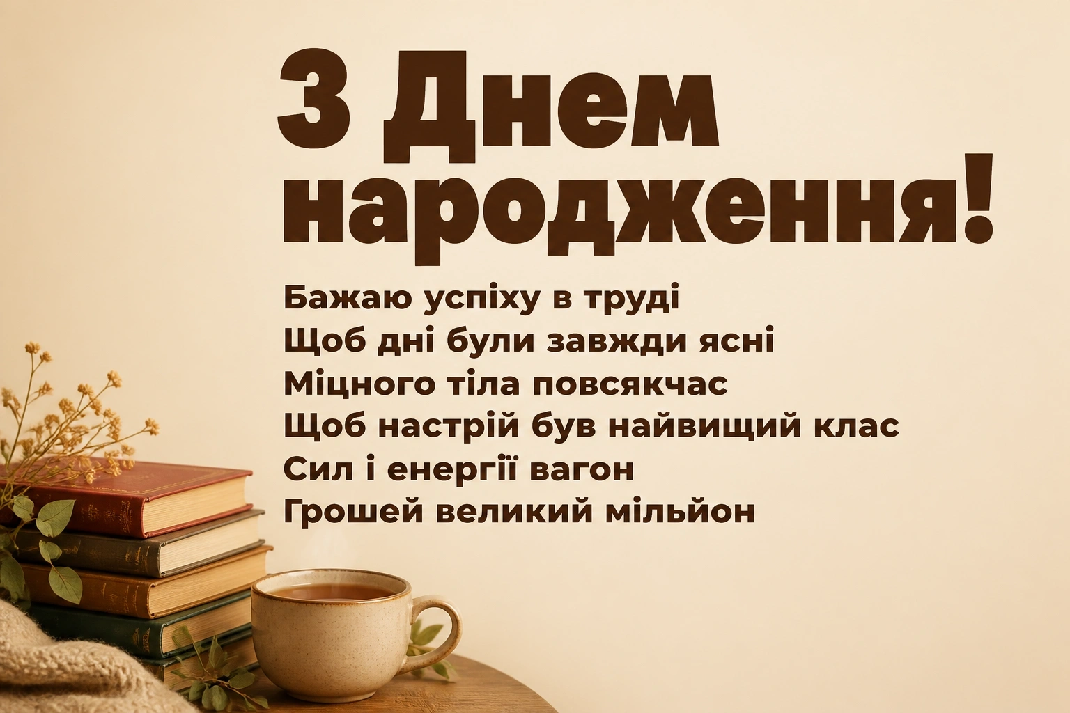 привітання хлопця з днем народження