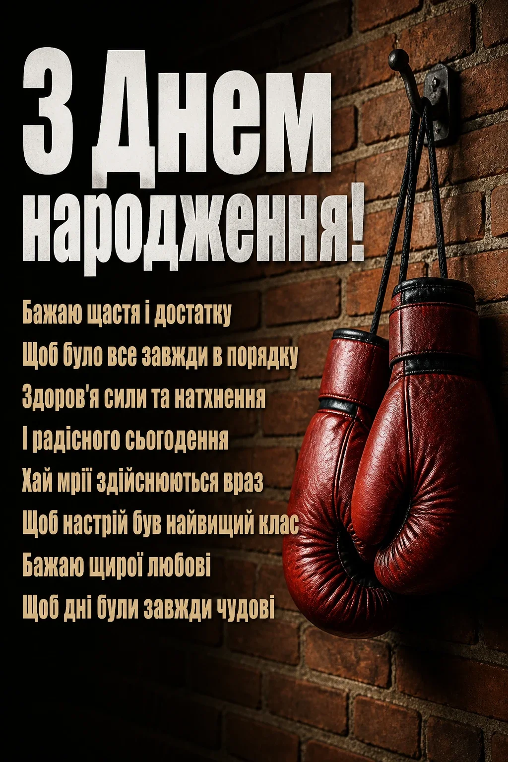 привітання хлопця з днем народження