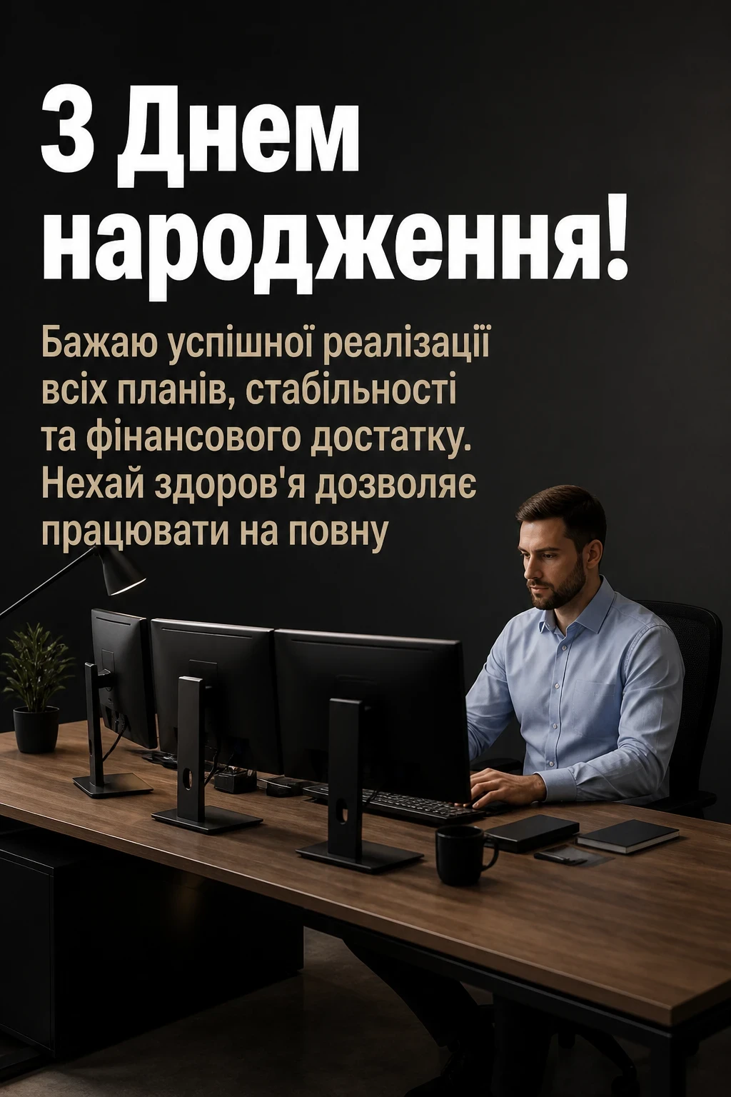 привітання хлопця з днем народження