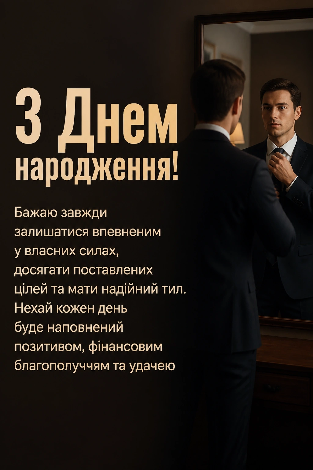 привітання хлопця з днем народження