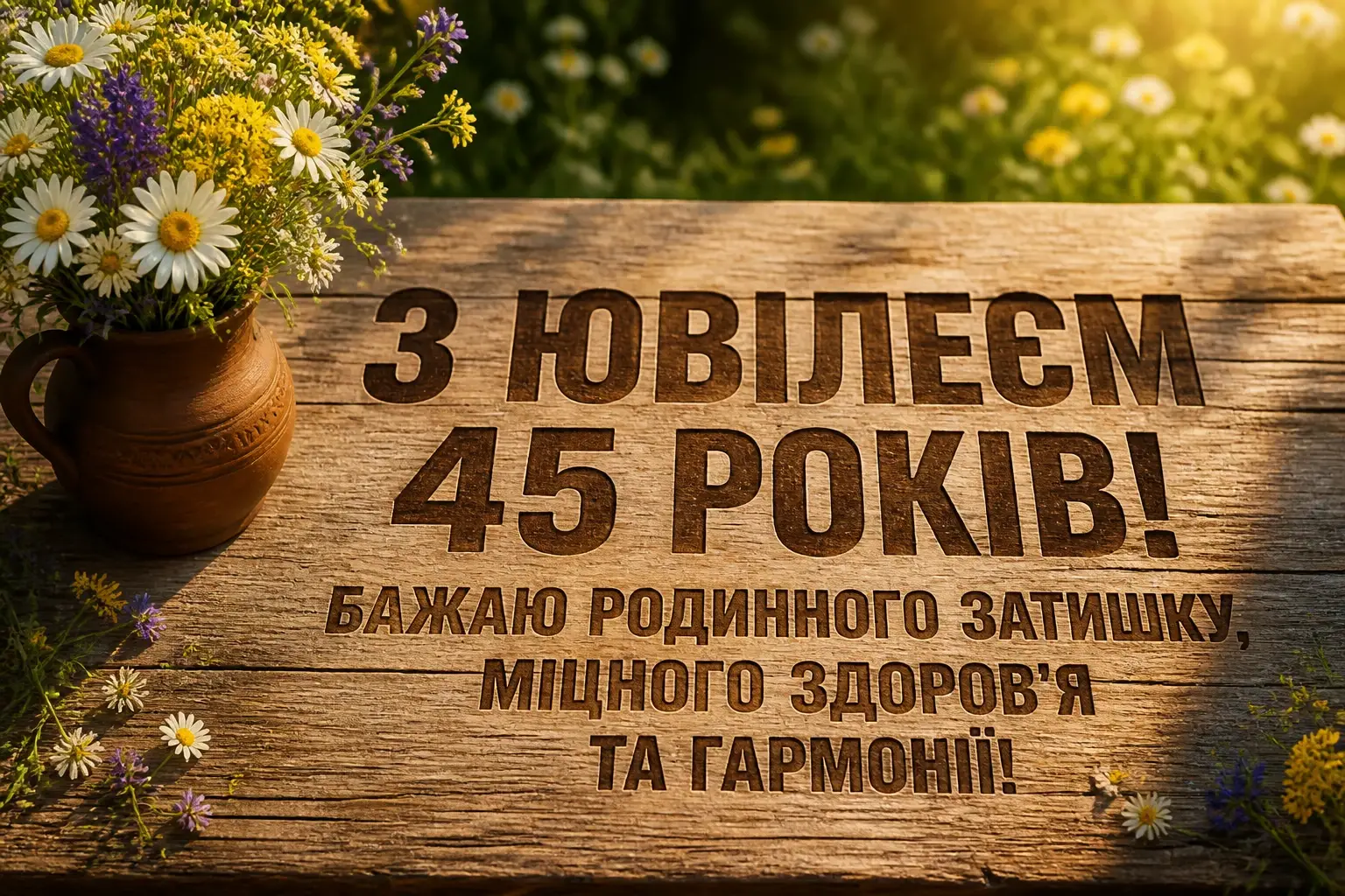 ювілеєм привітання з 45-річчям ювілеєм привітання з 45-річчям