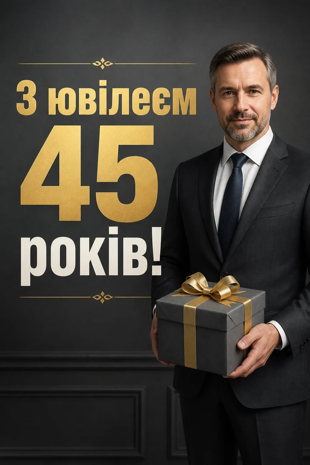 ювілеєм привітання з 45-річчям ювілеєм привітання з 45-річчям