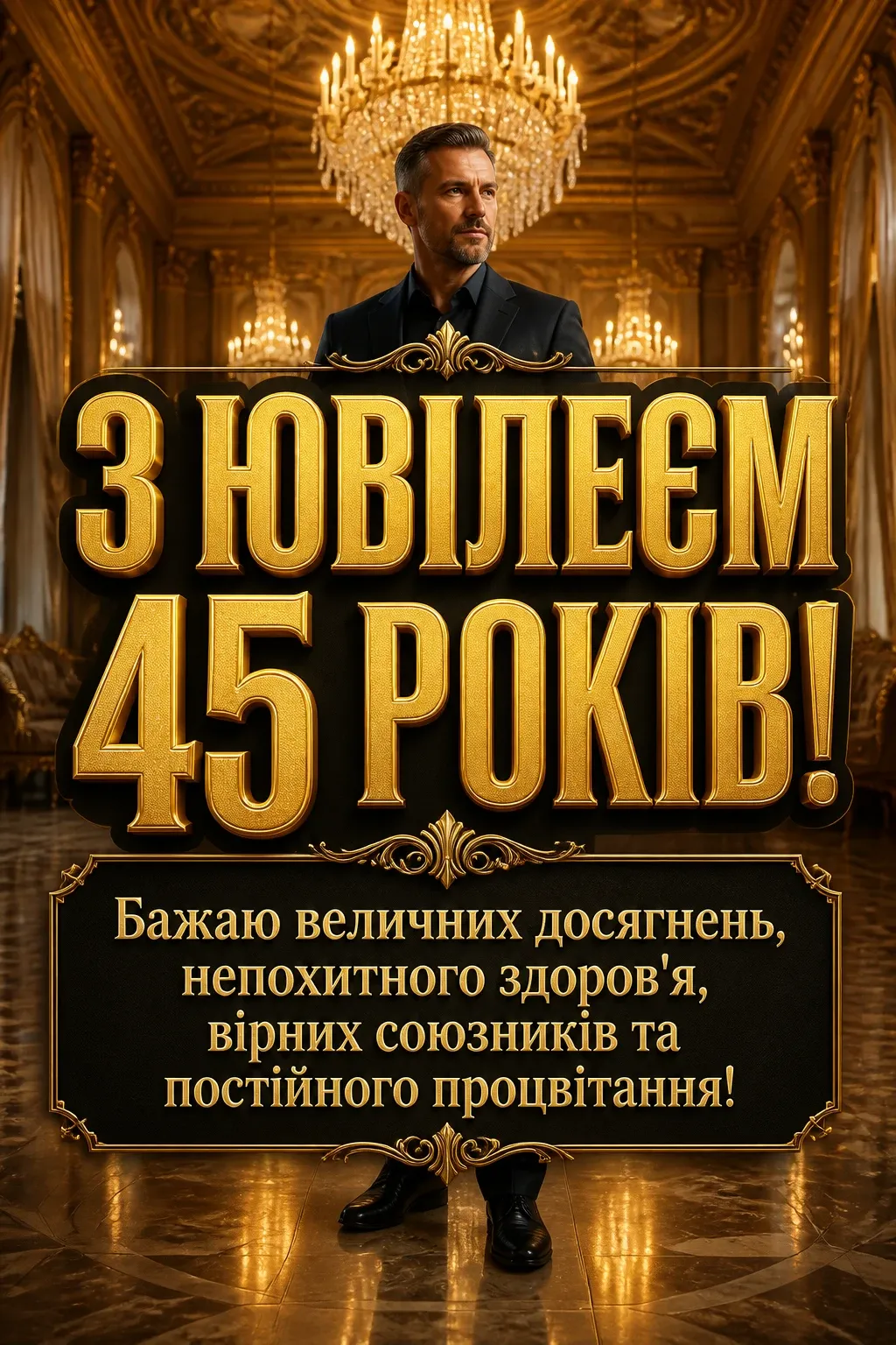 ювілеєм привітання з 45-річчям ювілеєм привітання з 45-річчям