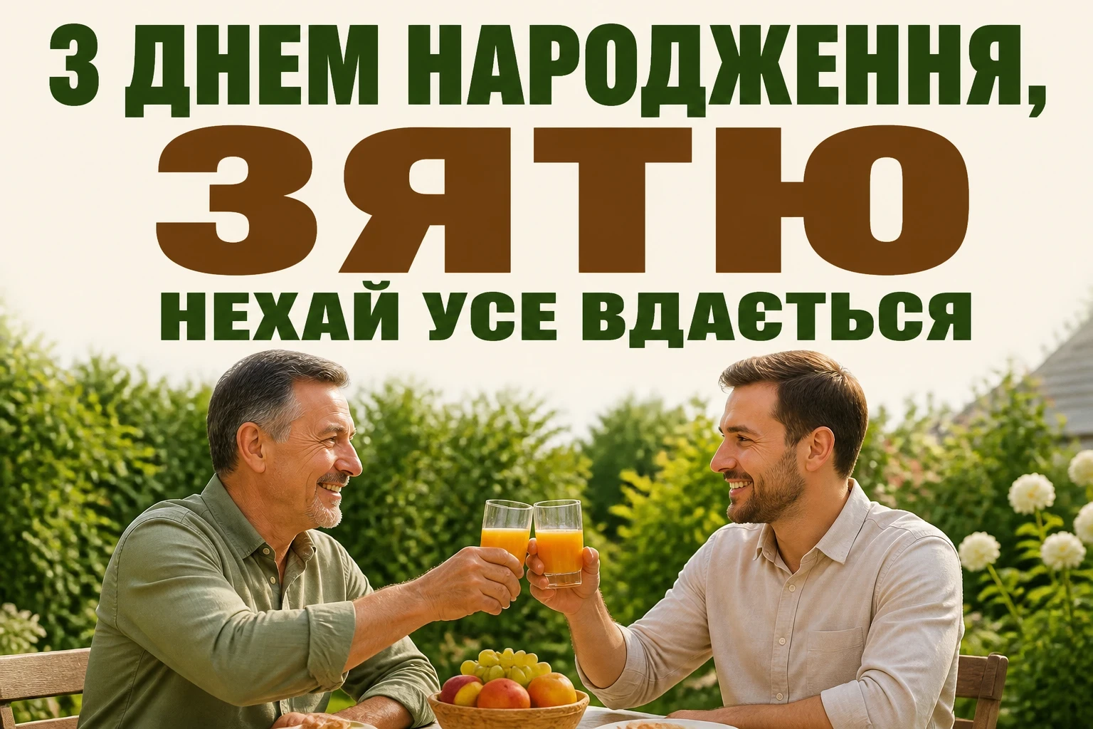 привітання для зятя