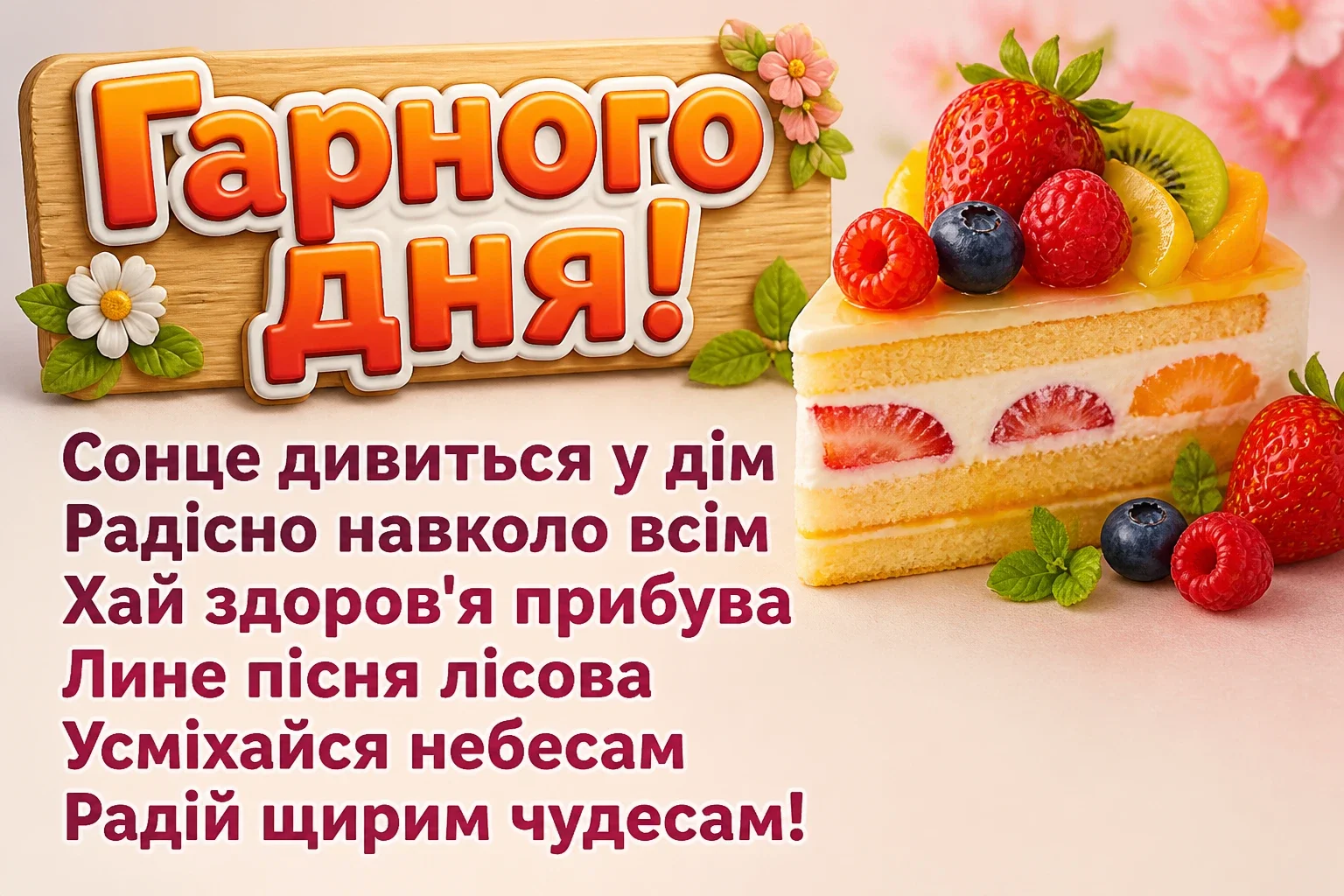 листівки, привітання на кожен день