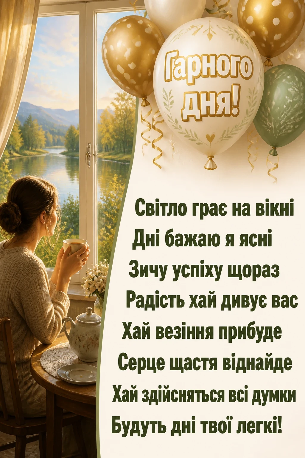 листівки, привітання на кожен день