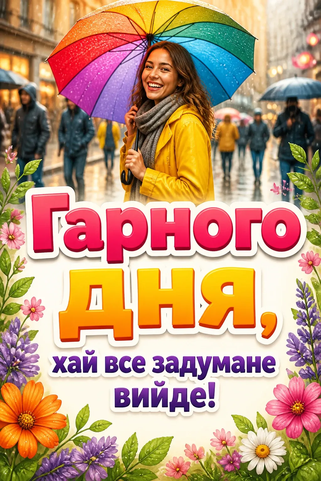 листівки, привітання на кожен день
