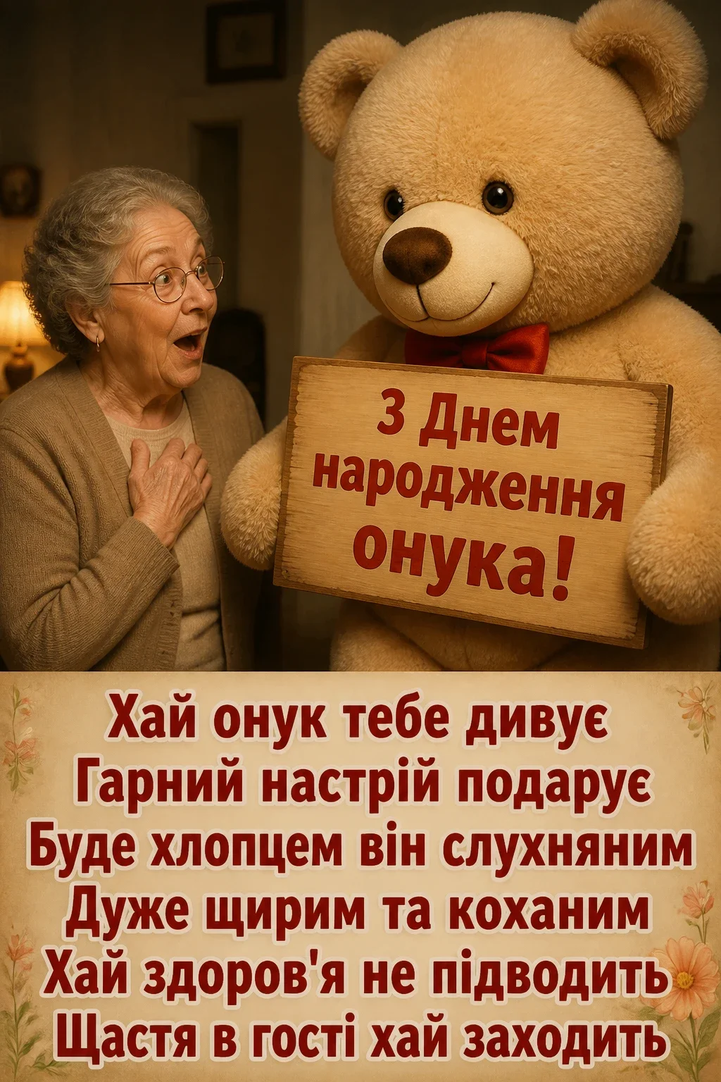 привітання бабусі з днем народження онука прикольні привітання бабусі з днем народження онука прикольні