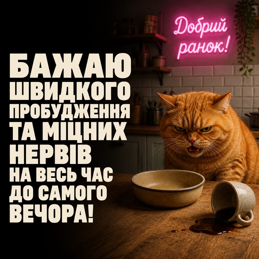 привітання добрий ранок