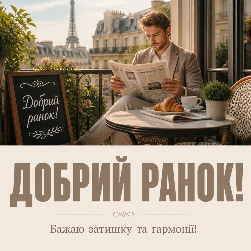привітання добрий ранок