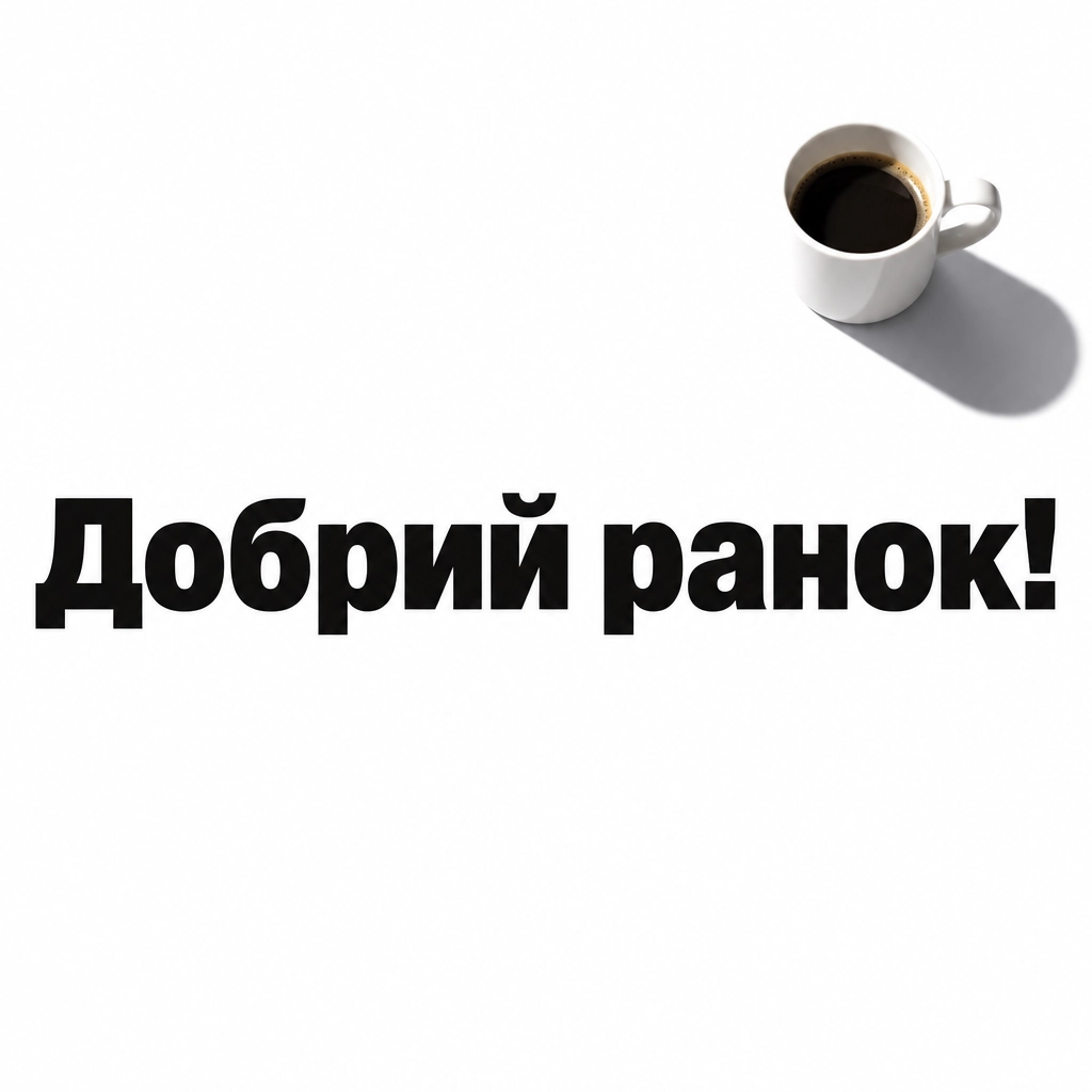 привітання добрий ранок
