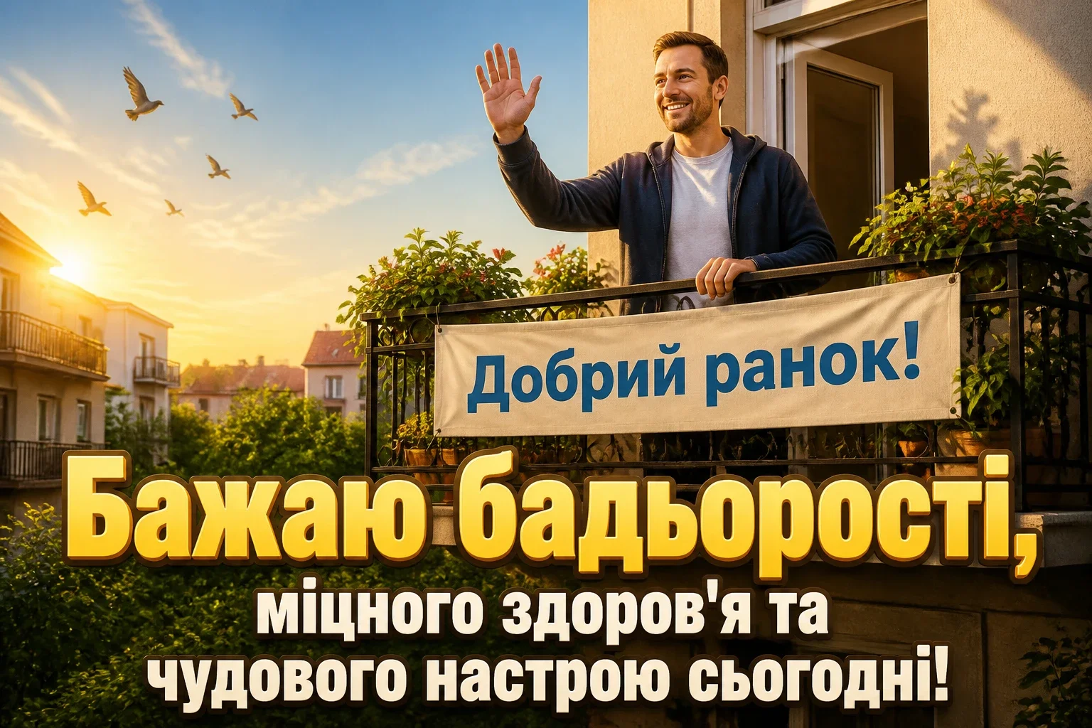 привітання добрий ранок